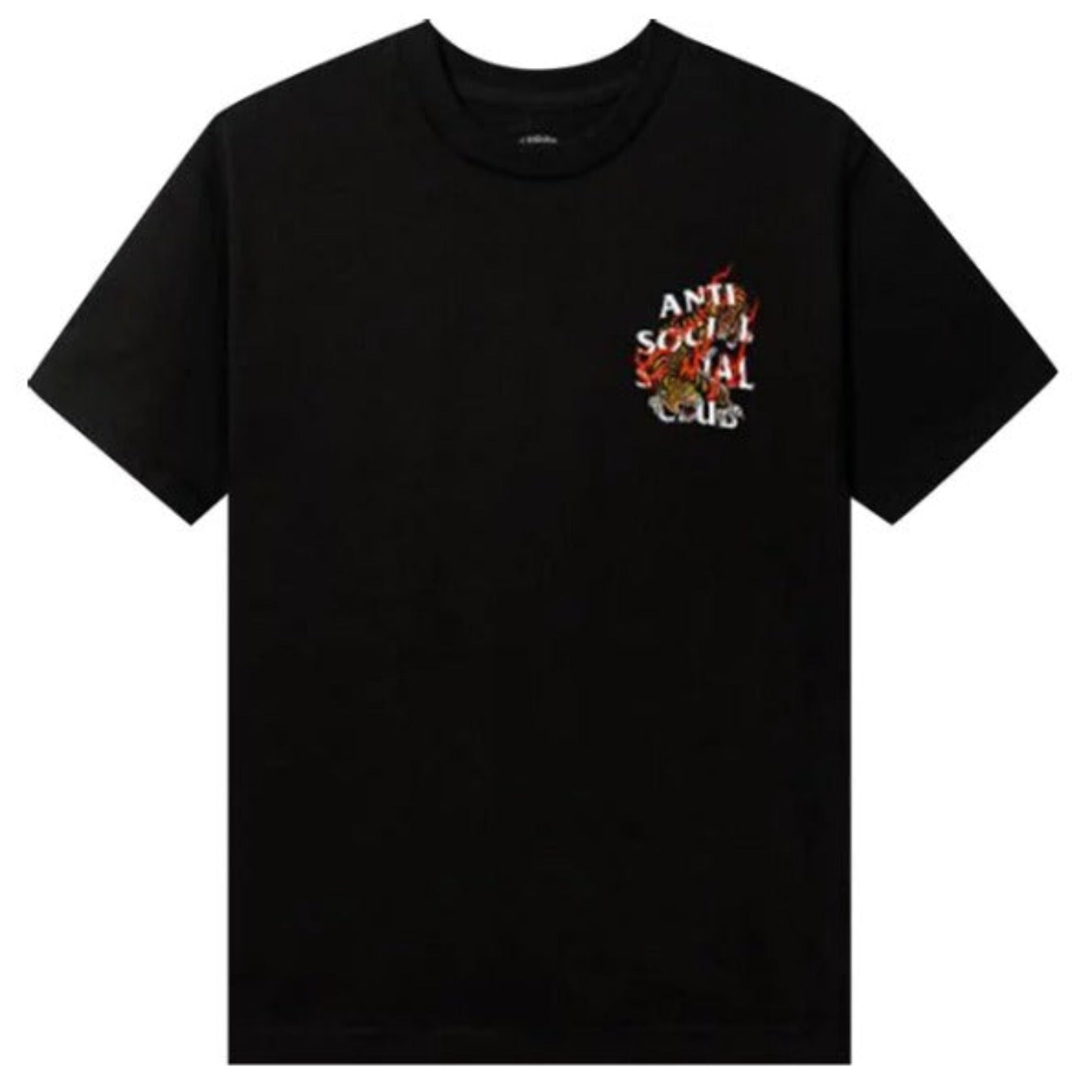 Anti Social Social Club Tiger Blood T Shirt Black KATANA KICKS