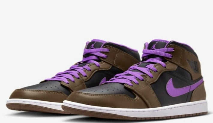 Air Jordan 1 Mid Purple Mocha