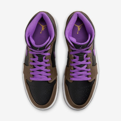 Air Jordan 1 Mid Purple Mocha