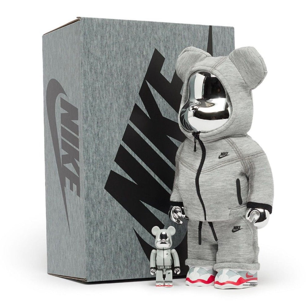 Bearbrick x Nike Tech Fleece N98 100% & 400% Set