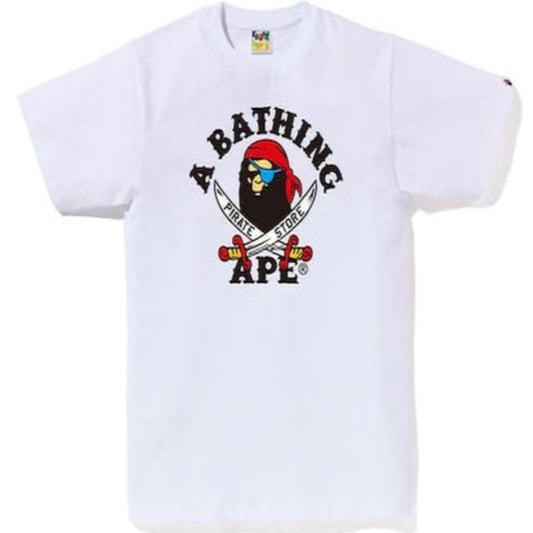 BAPE Bathing Ape Pirate Tee 'White'