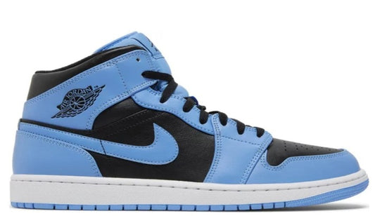 Air Jordan 1 Mid University Blue Black