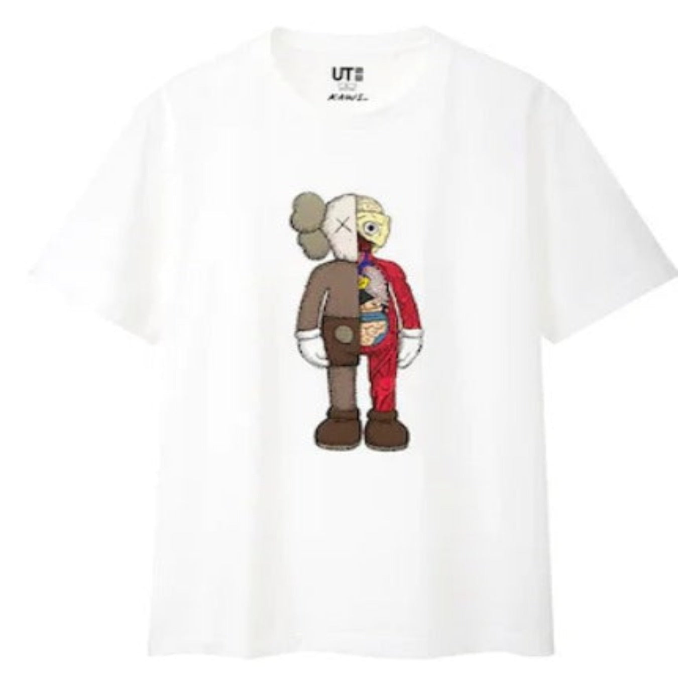 KAWS x Uniqlo Flayed Tee 'White'