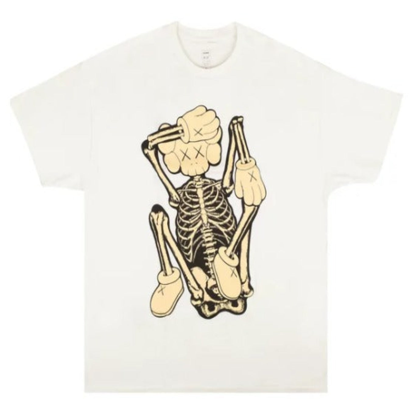 KAWS Skeleton New Fiction Bone T-Shirt 'White'