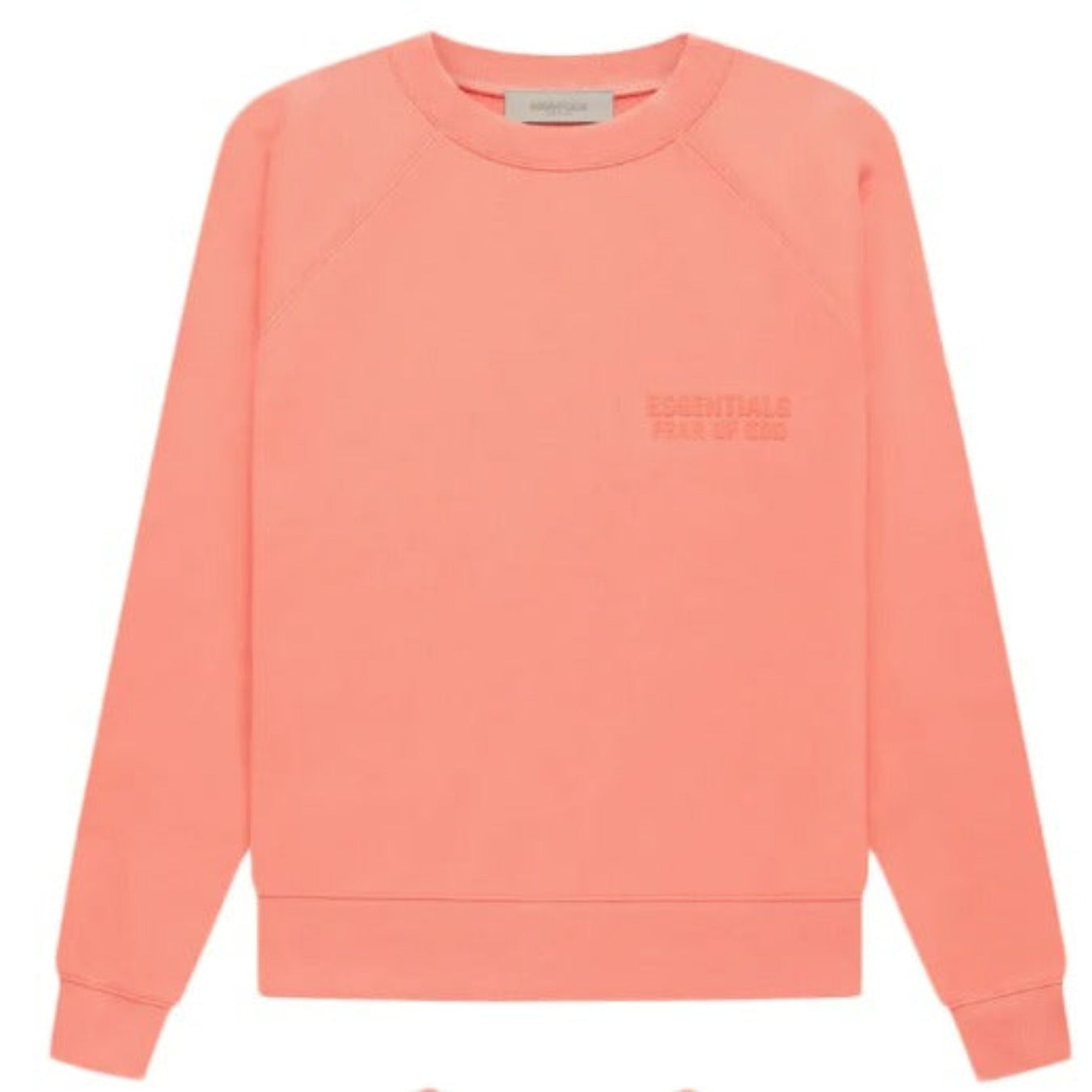 Fear of God Essentials Relaxed Crewneck 'Coral'