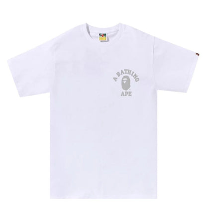 BAPE Honeycomb Camo College ATS Tee 'White/Grey'