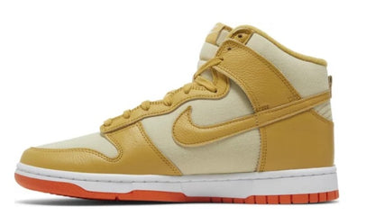 Nike Dunk High 'Wheat Gold' Safety Orange