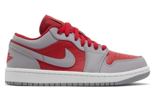 Air Jordan 1 Low SE "Split - Gym Red / Grey" (Women's)