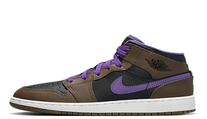 Air Jordan 1 Mid Purple Mocha