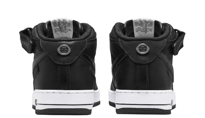 Nike Air Force 1 Mid Stussy Black White – KATANA KICKS