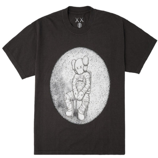 KAWS For Kid Cudi Moon Man Tee Vintage Black